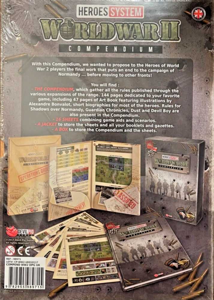 Heroes Of Normandie: Heroes System - World War II - Compendium  (2) board game collectible - Main Image 2