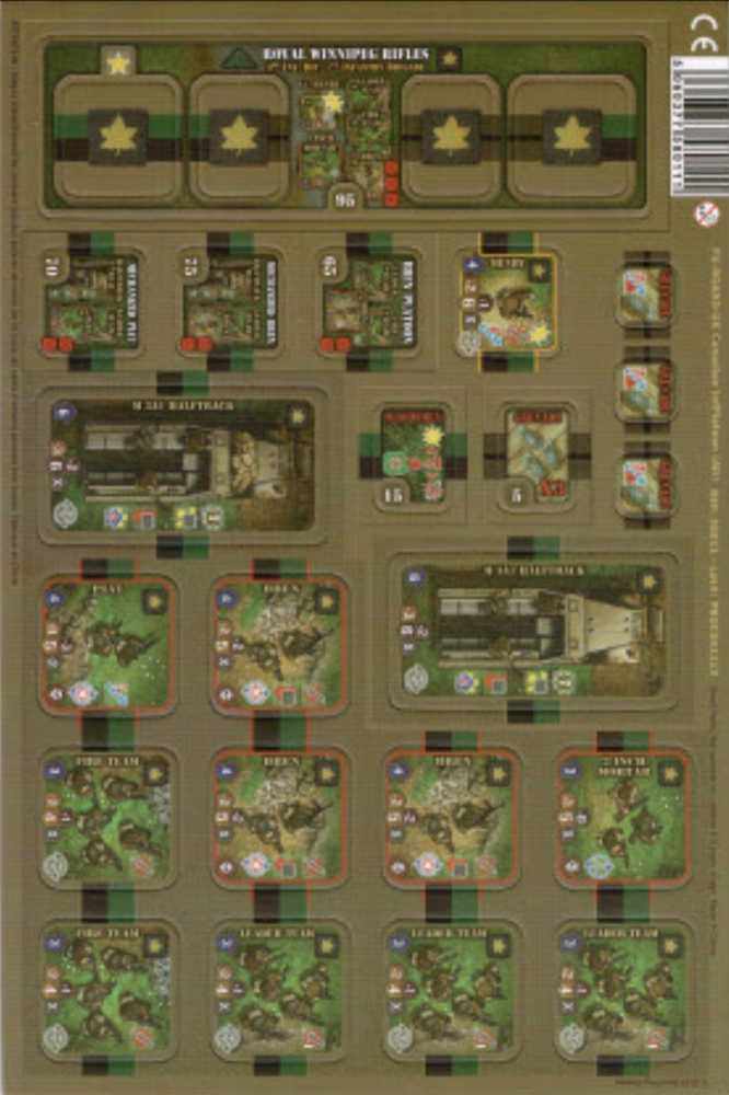 Heroes Of Normandie: Royal Winnipeg Rifles (Canadian Platoon)  (2) board game collectible - Main Image 2