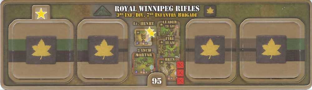 Heroes Of Normandie: Royal Winnipeg Rifles (Canadian Platoon)  (2) board game collectible - Main Image 3