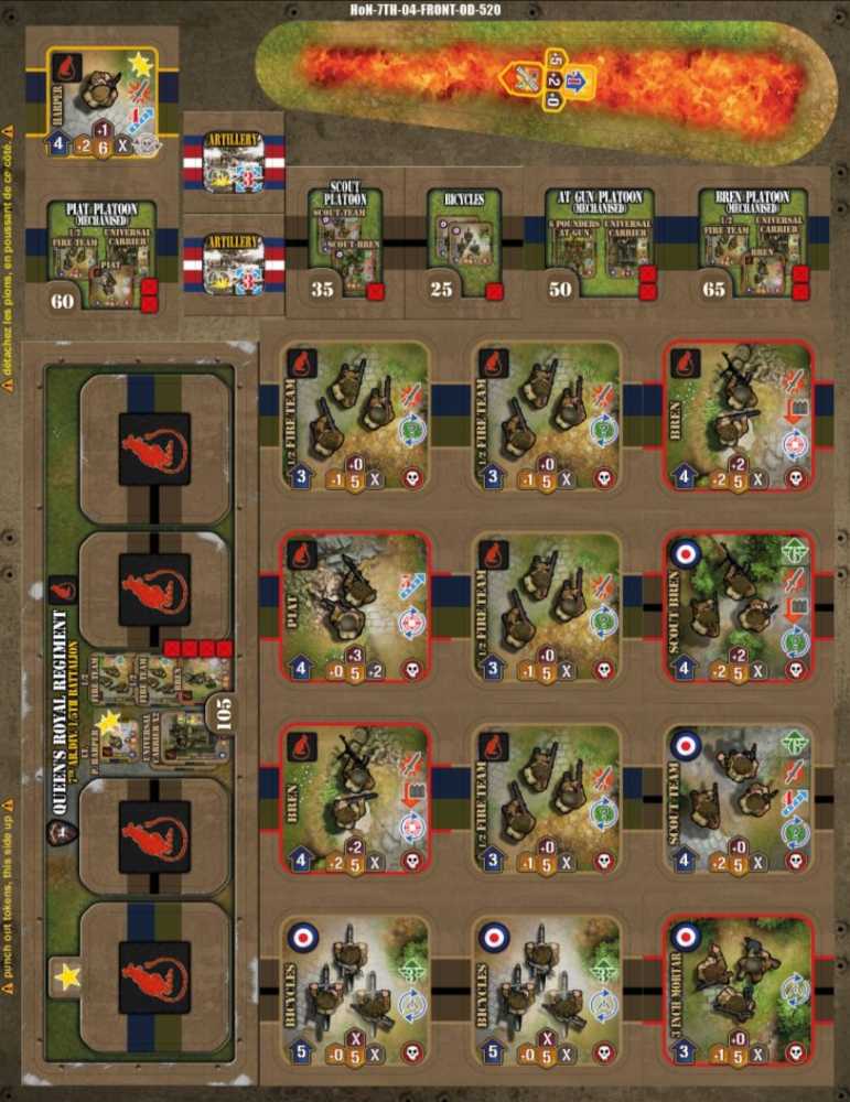 Heroes Of Normandie: UK 7th Armored Division  (2) board game collectible - Main Image 4