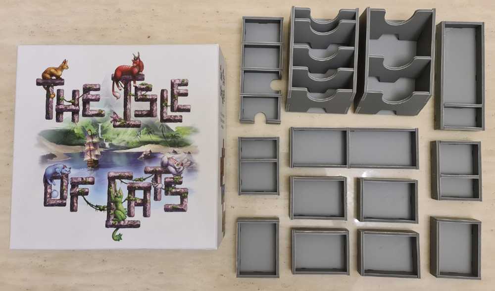 Isle Of Cats, The: Folded Space Insert  (1-4) board game collectible - Main Image 2