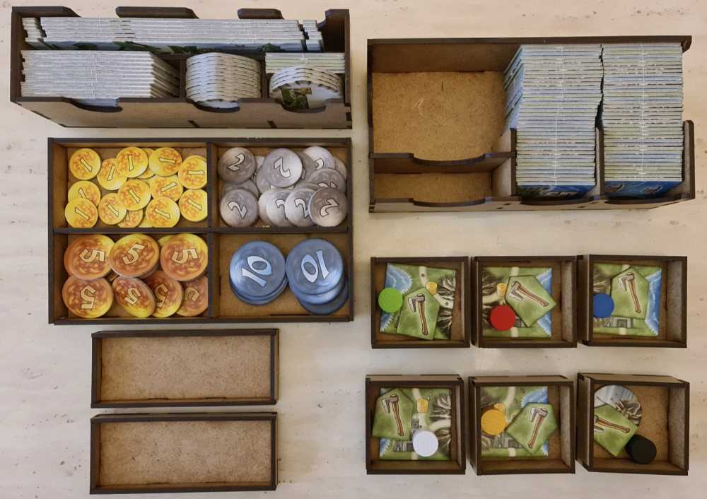 Isle Of Skye - From Chieftan To King + Journeyman & Druids Expansion - Feldherr Wooden Insert  (2-5) board game collectible - Main Image 3