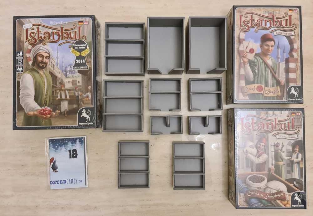 Istanbul: Folded Space Insert  (2-5) board game collectible - Main Image 3