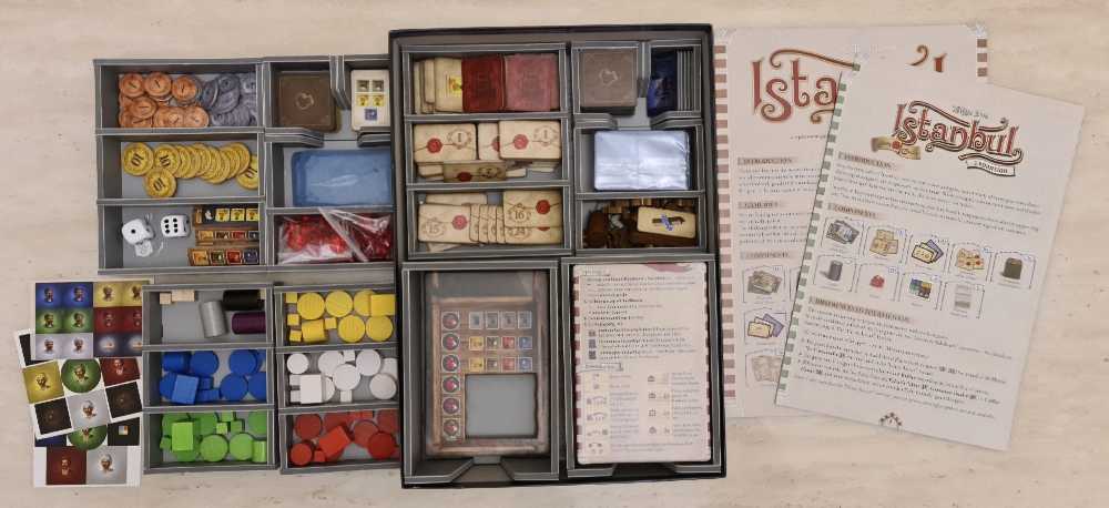 Istanbul: Folded Space Insert  (2-5) board game collectible - Main Image 4