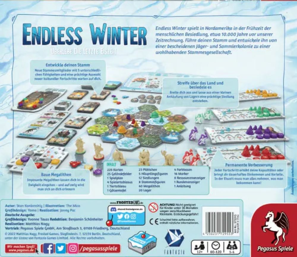 Endless Winter (Überlebe Die Letzte Eiszeit)  (2-4) board game collectible - Main Image 2