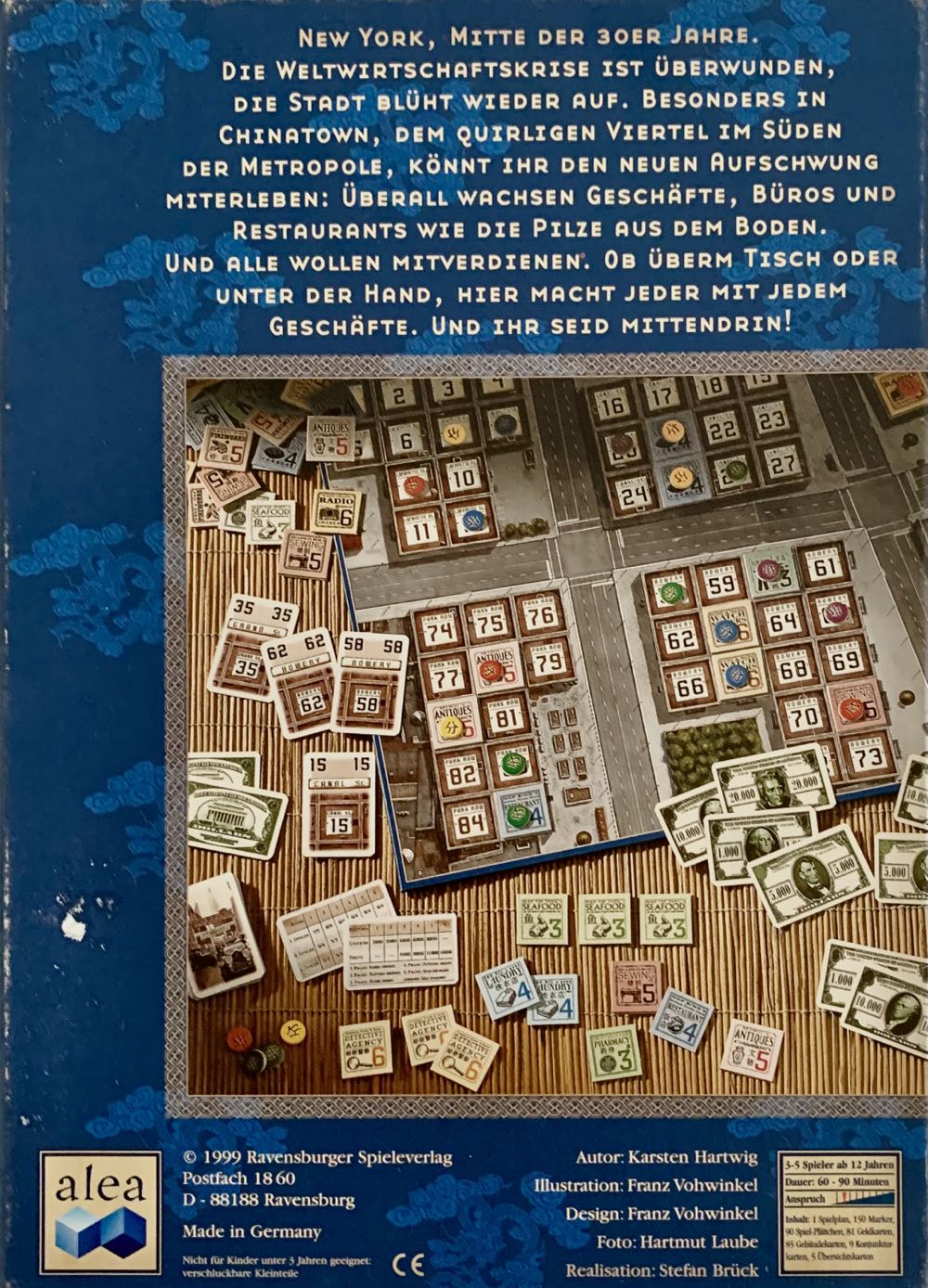 Chinatown  (3-5) board game collectible [Barcode 4005556269020] - Main Image 2