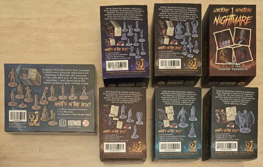 Lobotomy II - Miniature Packs  board game collectible - Main Image 2