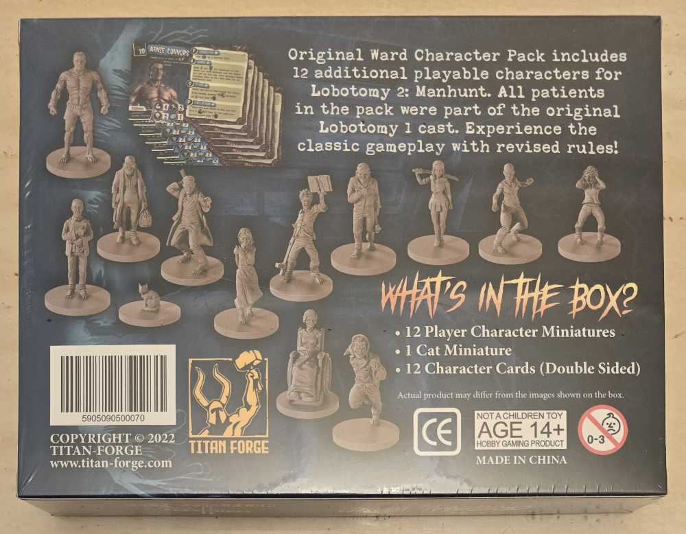 Lobotomy II - Manhunt: Original Ward Character Pack  board game collectible - Main Image 2