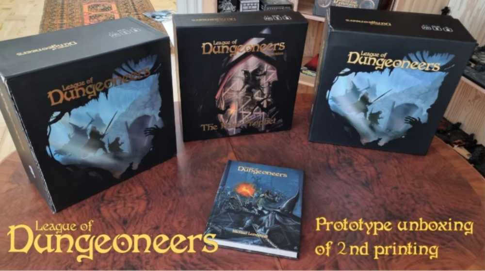 League Of Dungeoneers - KS Limited Edition Pledge  (1-4) board game collectible - Main Image 2