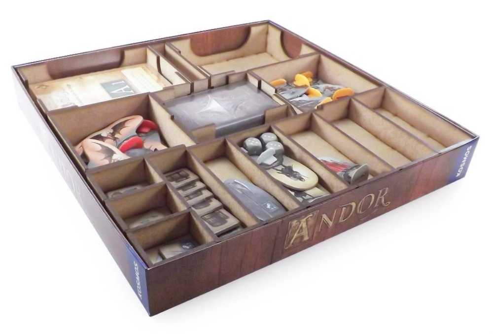 Legends Of Andor + New Heroes Expansion - Feldherr Wooden Organiser  (2-6) board game collectible - Main Image 2