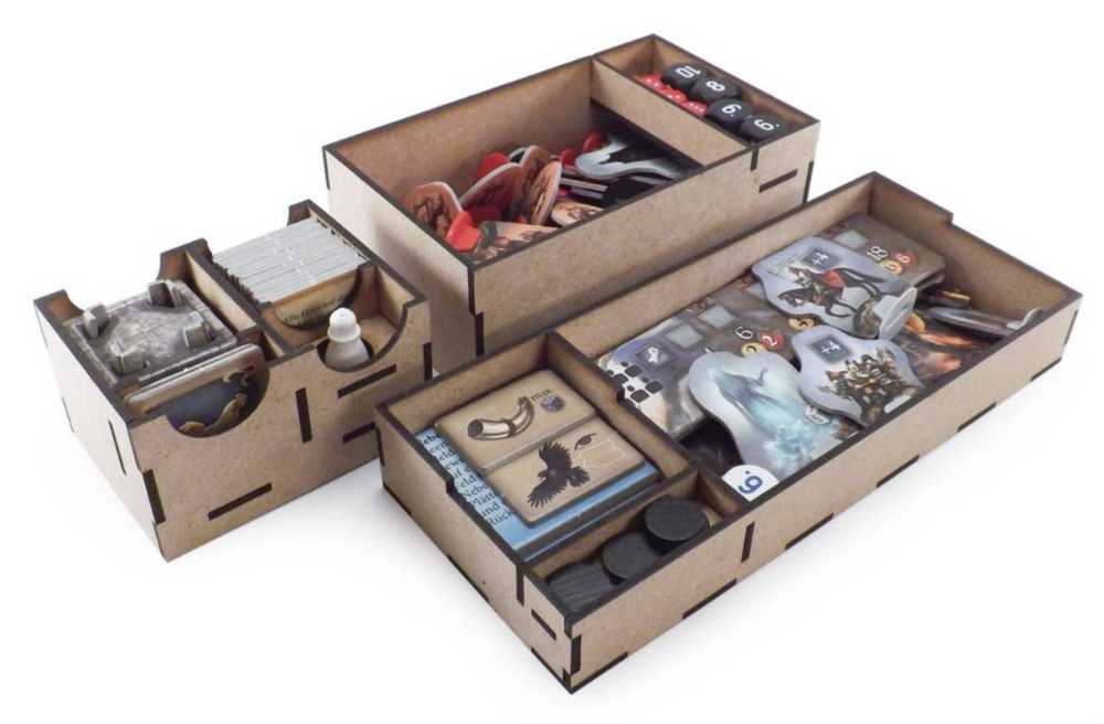 Legends Of Andor: The Star Shield + Dark Heroes Expansion - Feldherr Wooden Organizer (2-6) board game collectible - Main Image 1