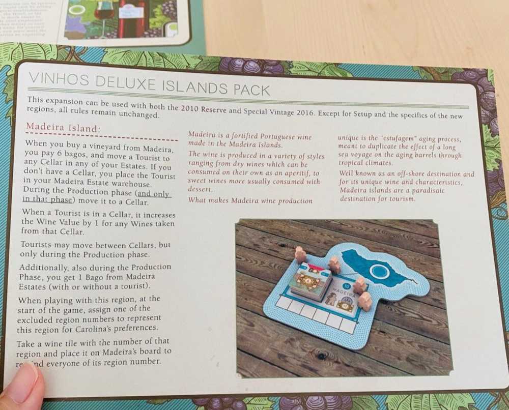 Vinhos: Deluxe Edition - Islands Pack  (1-4) board game collectible - Main Image 4