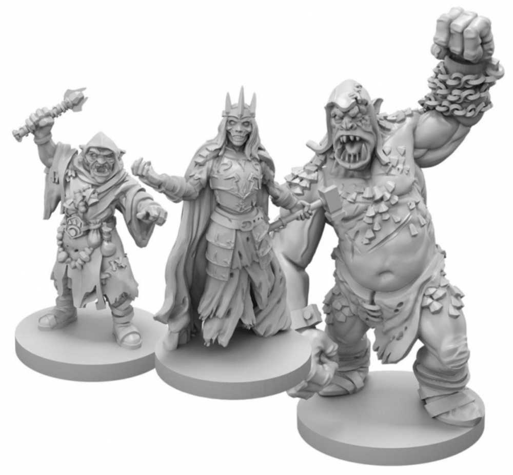 The Lord Of The Rings: JIME - Dwellers In Darkness Figure Pack  (1-5) board game collectible - Main Image 4