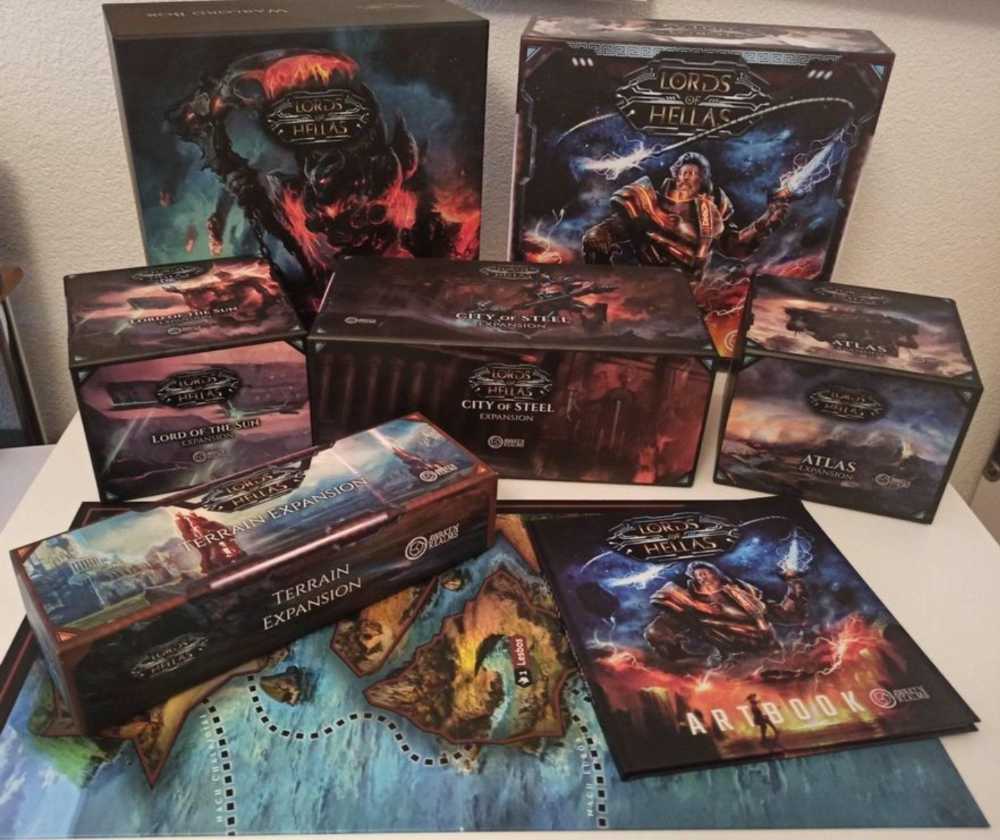 Lords Of Hellas - KS Titan Pledge (Sundropped)  (1-4) board game collectible - Main Image 2