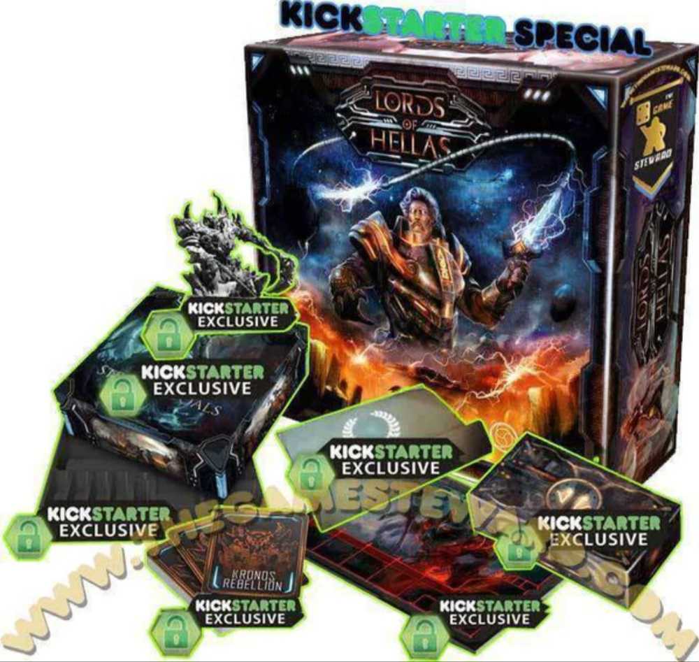 Lords Of Hellas - KS Titan Pledge (Sundropped)  (1-4) board game collectible - Main Image 4