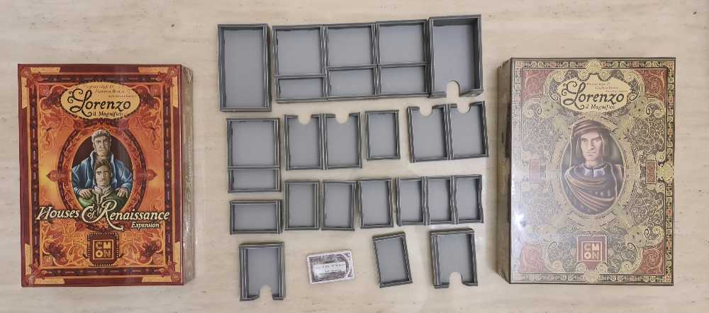 Lirenzo: Folded Space Foam Insert  (2-5) board game collectible - Main Image 2