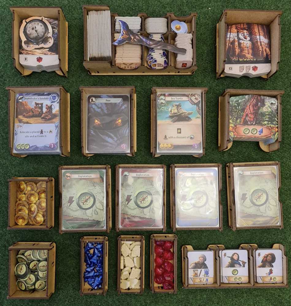 Lost Ruins Of Arnak - e-Raptor Insert  (1-4) board game collectible - Main Image 4