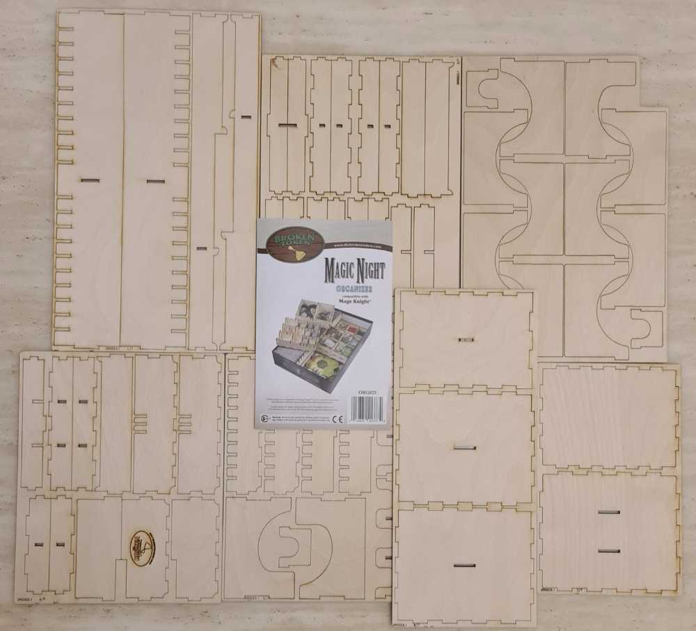 Mage Knight Board Game: Magic Organizer - Broken Token  (1-4) board game collectible - Main Image 2