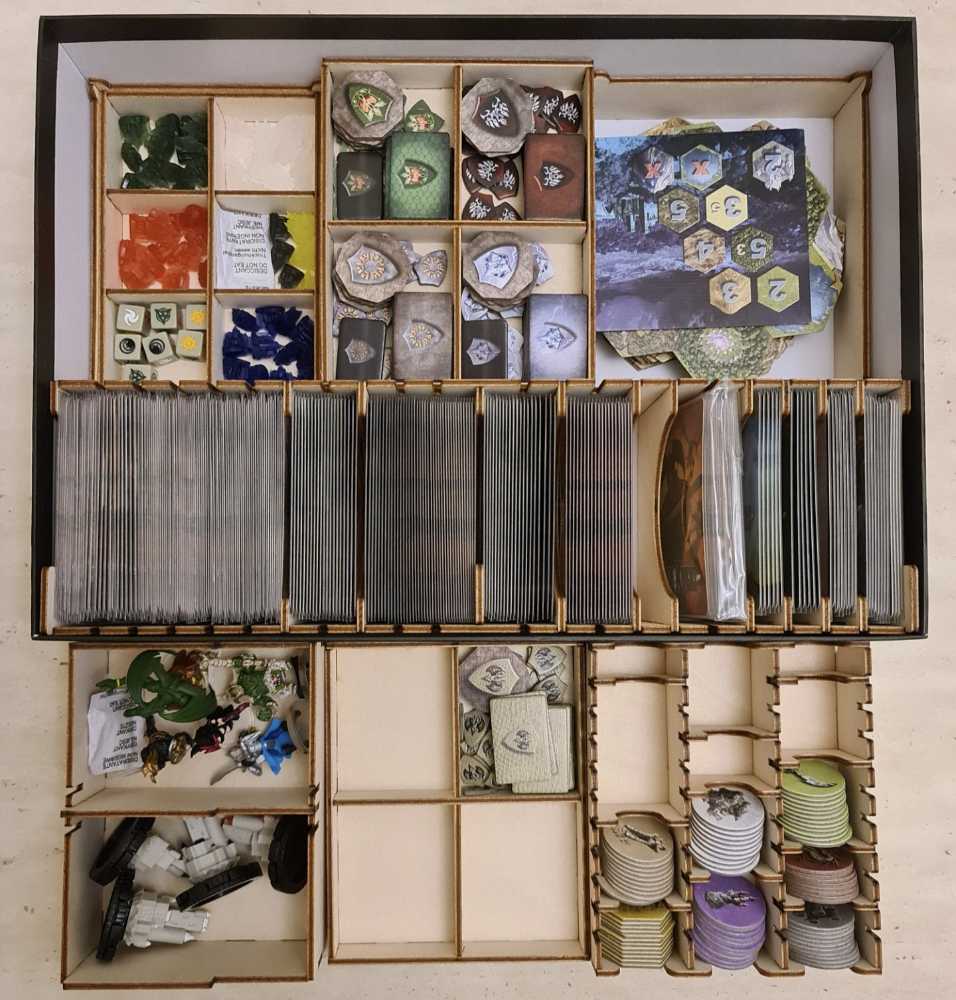 Mage Knight Board Game: Magic Organizer - Broken Token  (1-4) board game collectible - Main Image 4