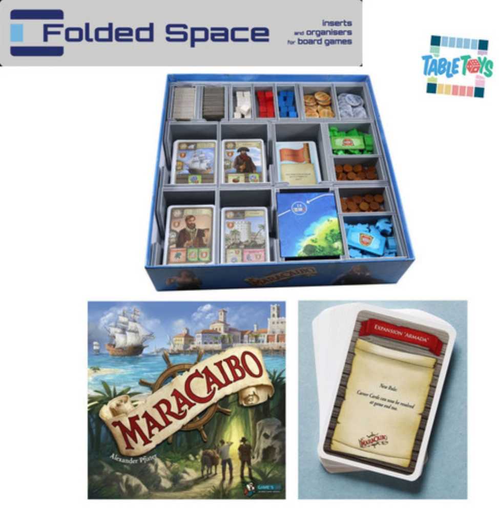 Maracaibo: Folded Space Insert  (1-4) board game collectible - Main Image 3
