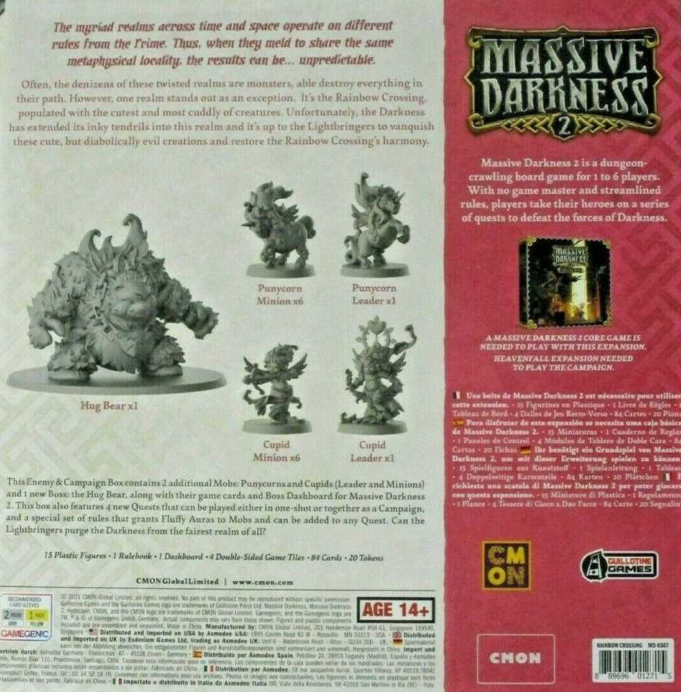 Massive Darkness 2: Rainbow Crossing  (1-6) board game collectible - Main Image 2