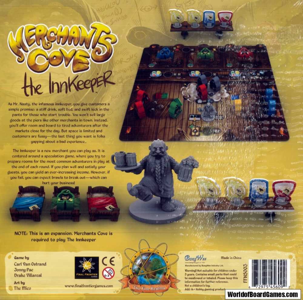 Merchants Cove: The Innkeeper  (1-5) board game collectible - Main Image 2