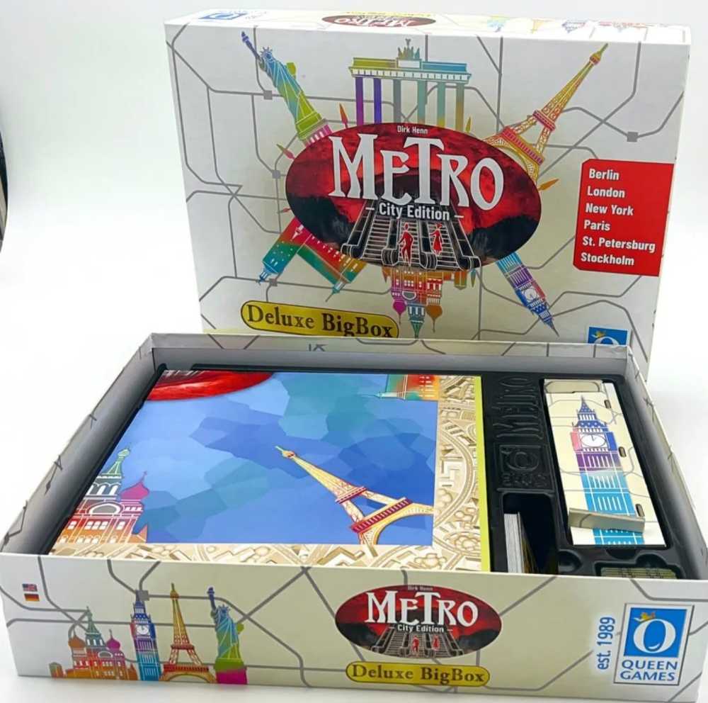 Metro - City Edition - Deluxe Big Box (Early Bird Pledge)  (1-6) board game collectible - Main Image 2