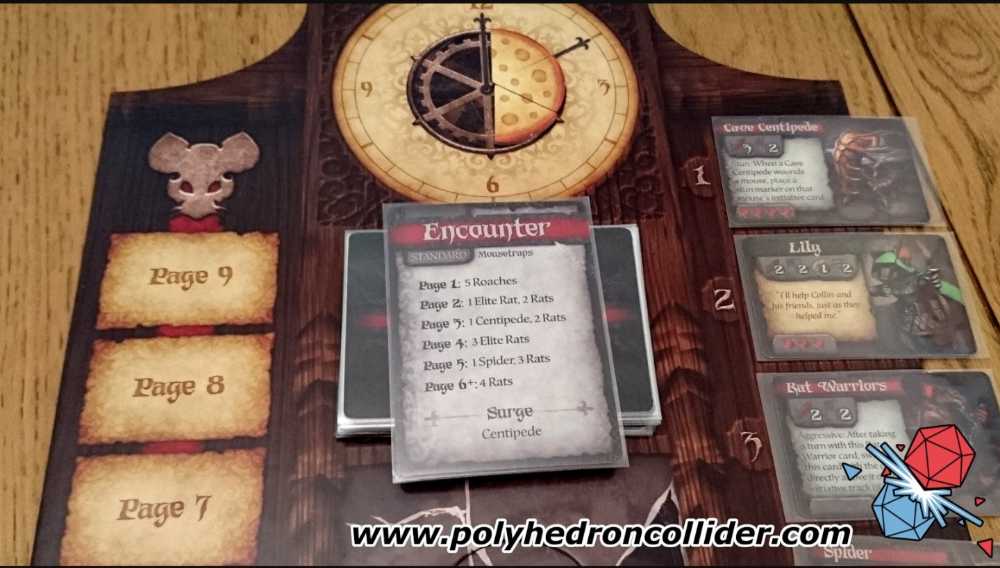 Mice And Mystics: Clock  (1-4) board game collectible - Main Image 3