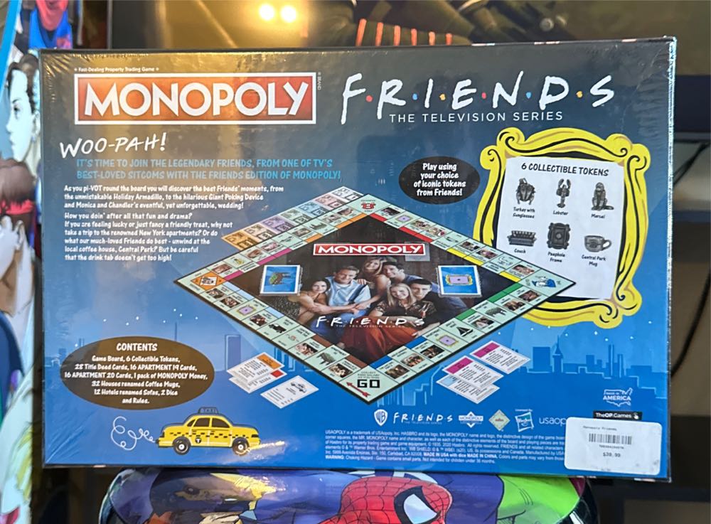 Friends Monopoly  (2 to 6) board game collectible - Main Image 2