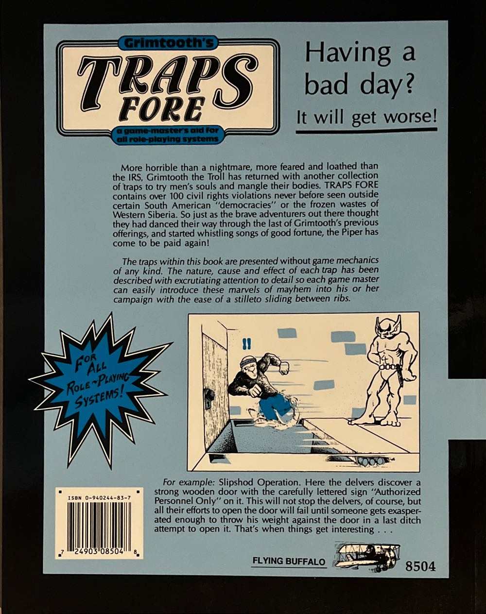 Grimtooth’s Traps Fore  board game collectible [Barcode 724903085048] - Main Image 2