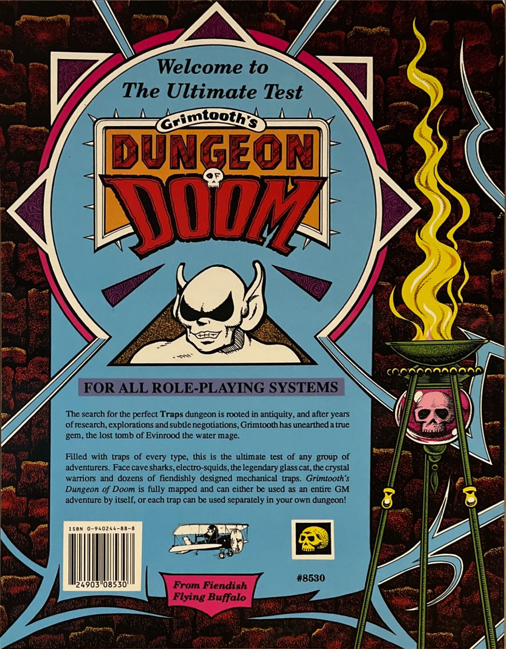 Grimtooth’s Dungeon Of Doom  board game collectible [Barcode 724903085307] - Main Image 2