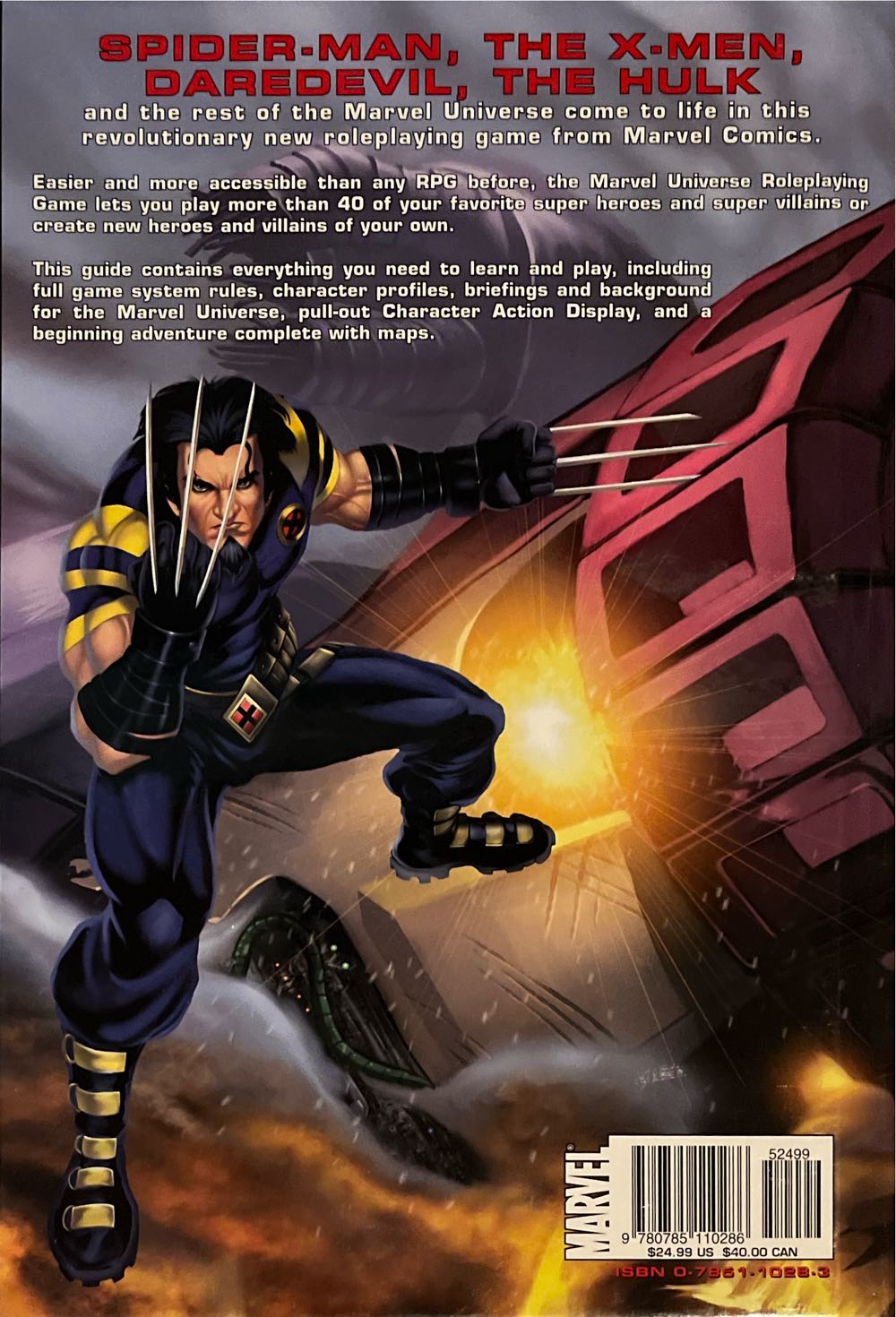 The Marvel Universe: Roleplaying Game  board game collectible [Barcode 9780785110286] - Main Image 2