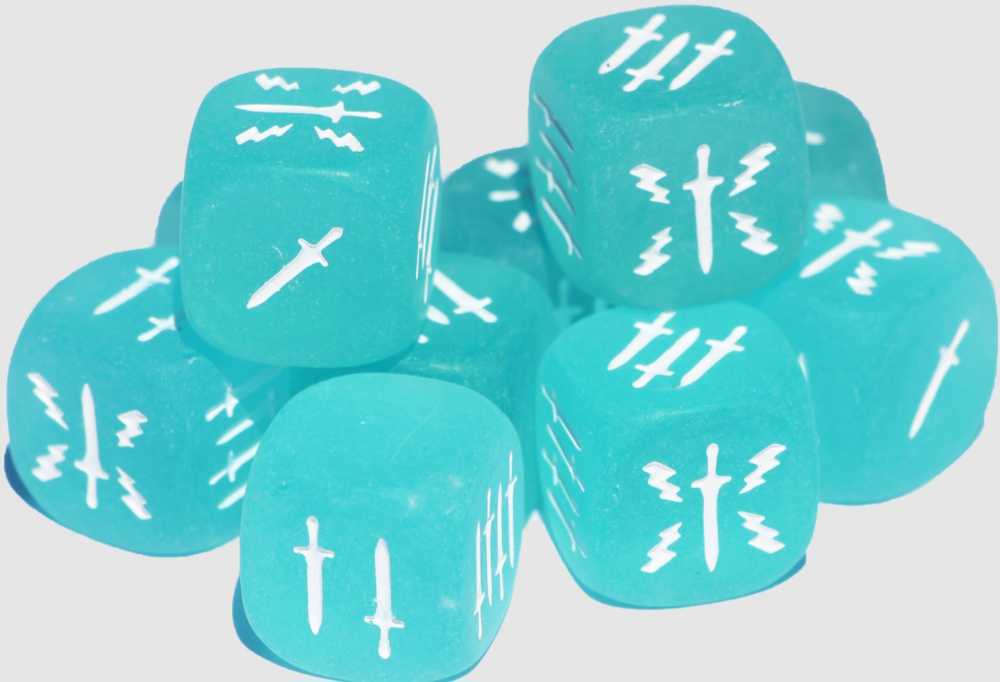 Mythic Battles Pantheon: Frost Dice ×10 (2 Sets)  (2-4) board game collectible - Main Image 2