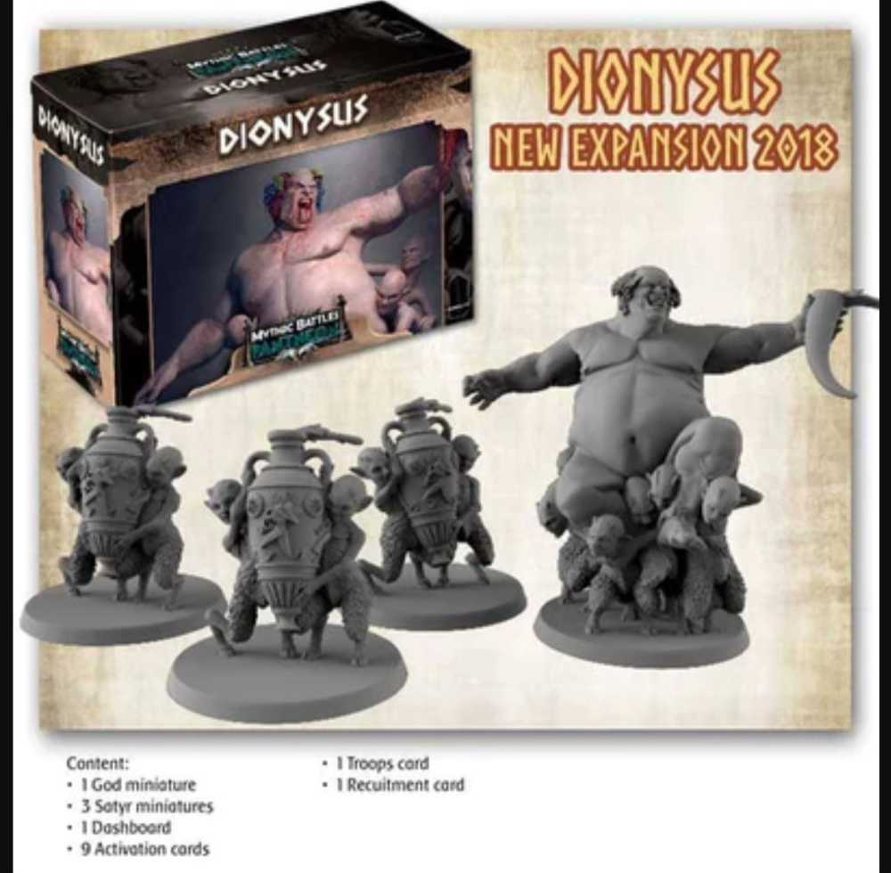 Mythic Battles Pantheon: Dionysus  (2-4) board game collectible - Main Image 2