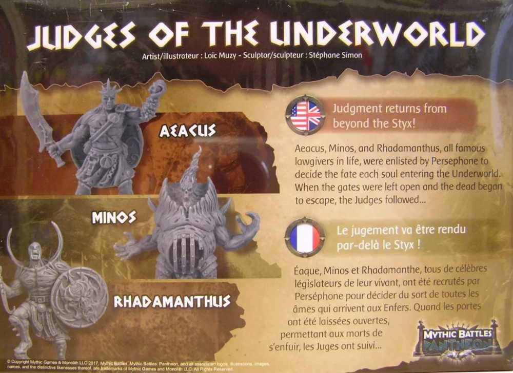 Mythic Battles Pantheon: Judges Of The Underworld  (2-4) board game collectible - Main Image 2
