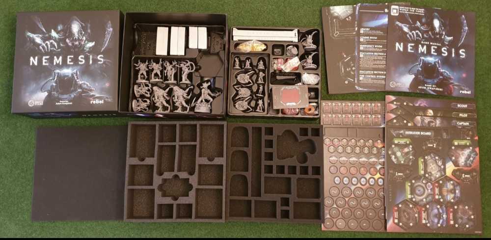 Nemesis: Core Game - Feldherr Foam Insert  (1-5) board game collectible - Main Image 2