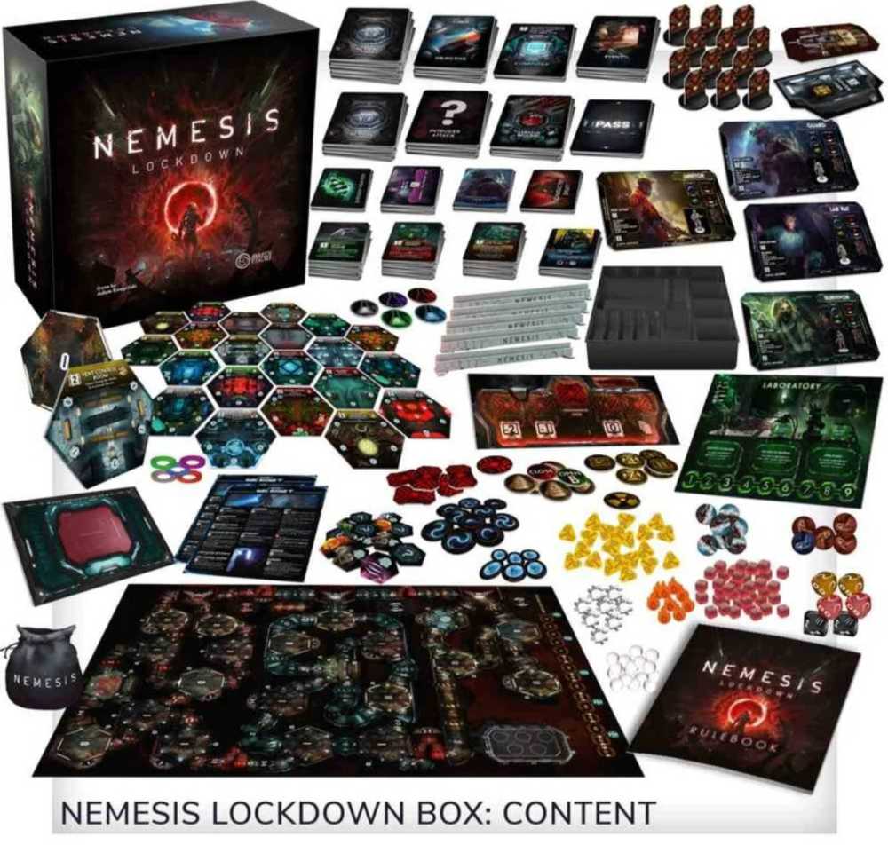 Nemesis Lockdown - Lockdown: GF Pledge  (1-5) board game collectible - Main Image 4