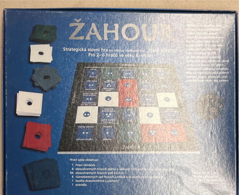 Žahour  (2-6) board game collectible - Main Image 2