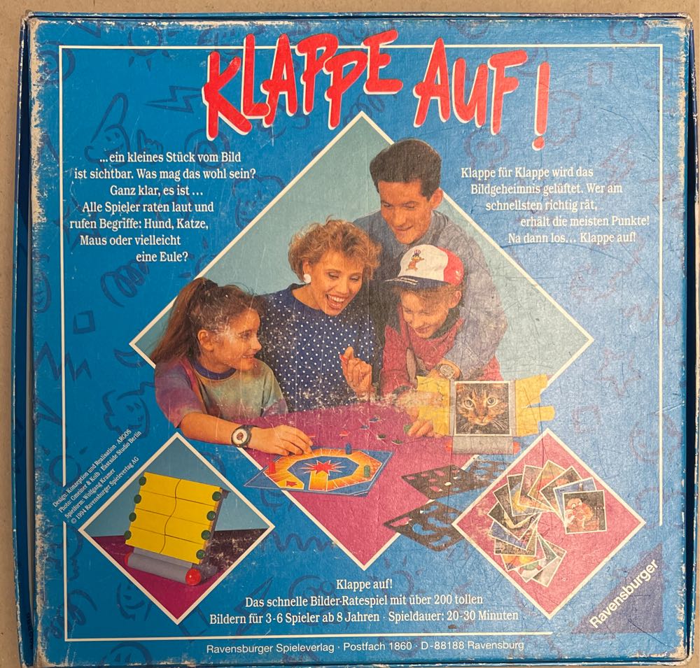 Klappe Auf!  (3-6) board game collectible [Barcode 4005556260645] - Main Image 2