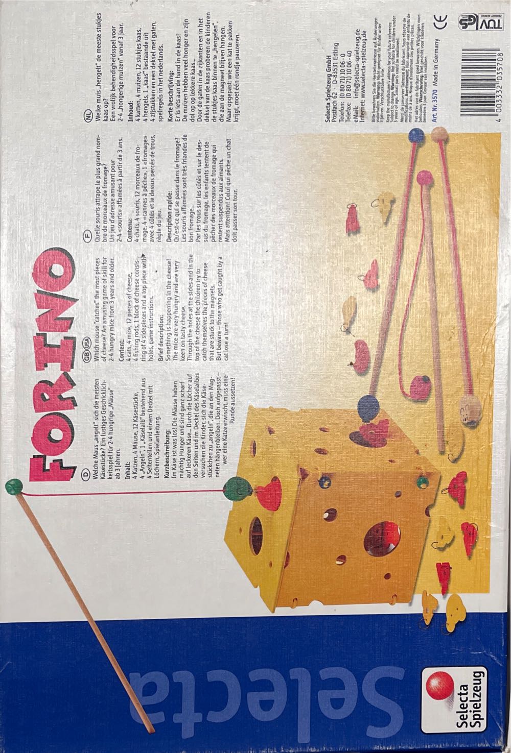 Forino Selecta Spielzeug  (2-4) board game collectible [Barcode 4003332035708] - Main Image 2