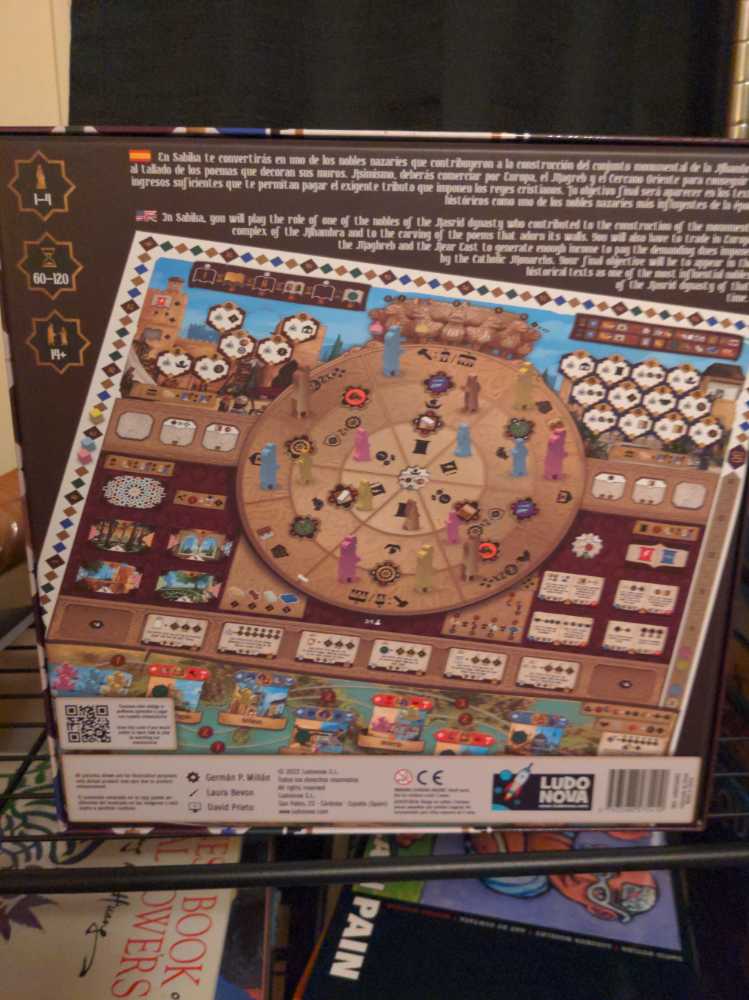 Sabika Board Game | Trade Route Building Strategy Game | Medieval Construction Game | Family Game For Adults And Teens | Ages 14 | 1-4 Players | Average Playtime 60-120 Minutes | Made By Ludonova  board game collectible [Barcode 793588575410] - Main Image 2