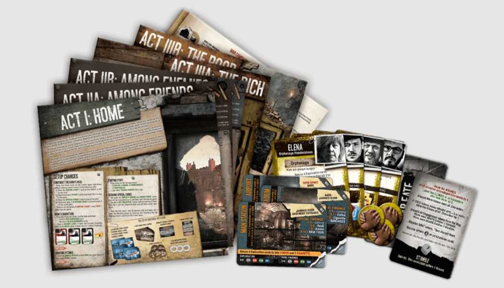 This War Of Mine: Days Of The Siege  (1-6) board game collectible [Barcode 5902259205630] - Main Image 2