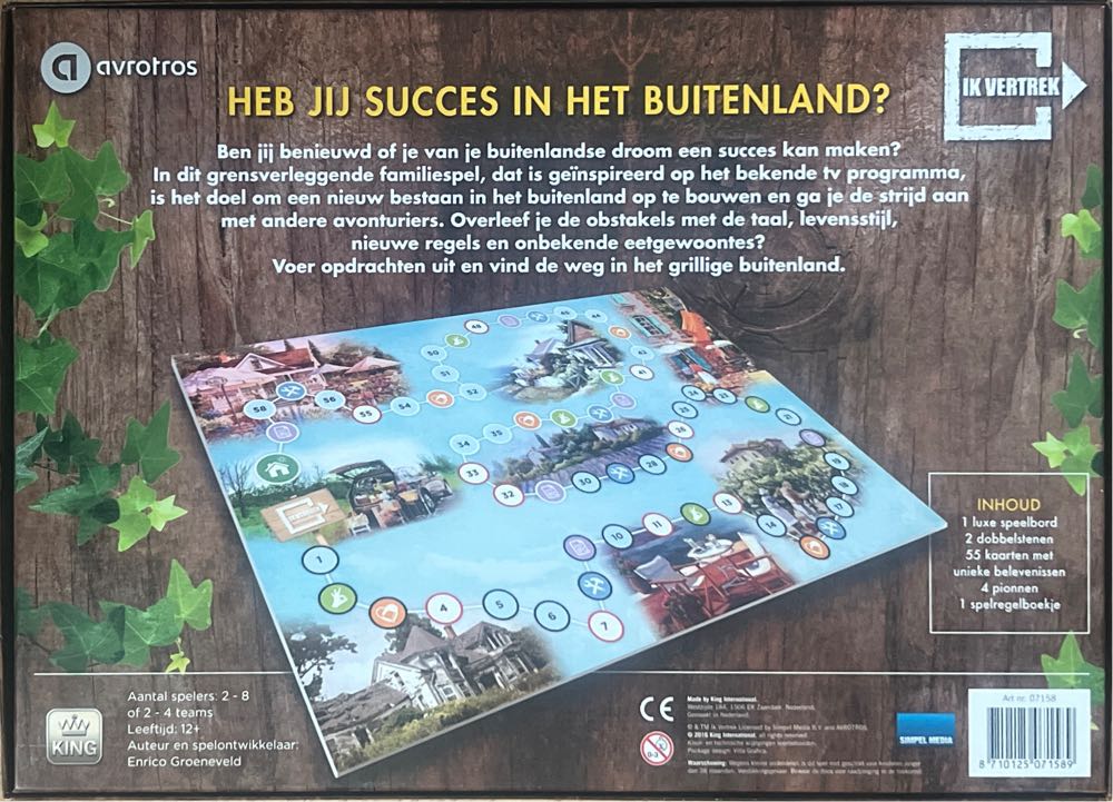 King Avrotros Ik Vertrek Icecat Bordspel  board game collectible [Barcode 8710125071589] - Main Image 2