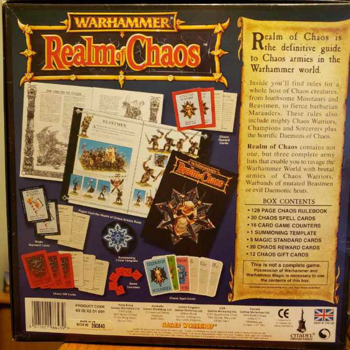 Warhammer Realm Of Chaos Workshop  board game collectible [Barcode 5011921986439] - Main Image 2