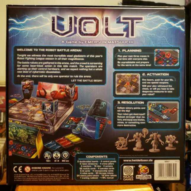 Volt Boardgame Emerson Matsuuchi English Nazca Robot Battle Heidelbar Arena Miniatures New  board game collectible [Barcode 4015566100305] - Main Image 2