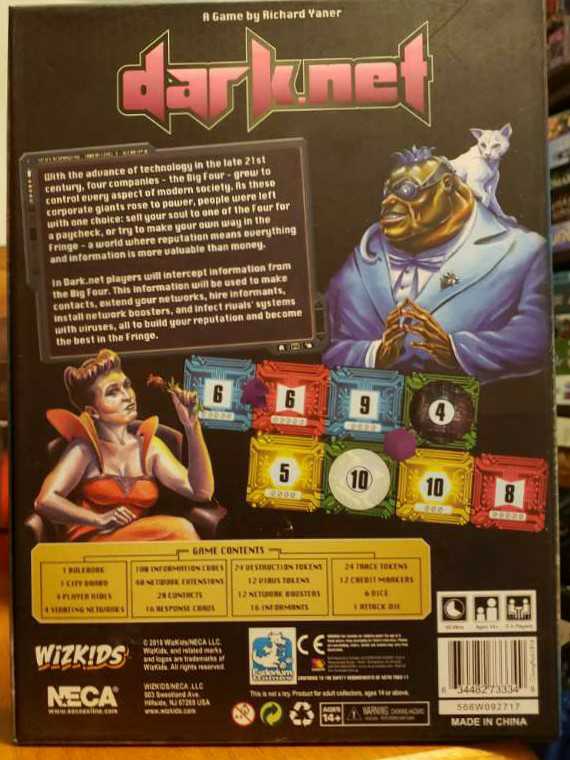 Dark.Net  (2-4) board game collectible [Barcode 634482733349] - Main Image 2