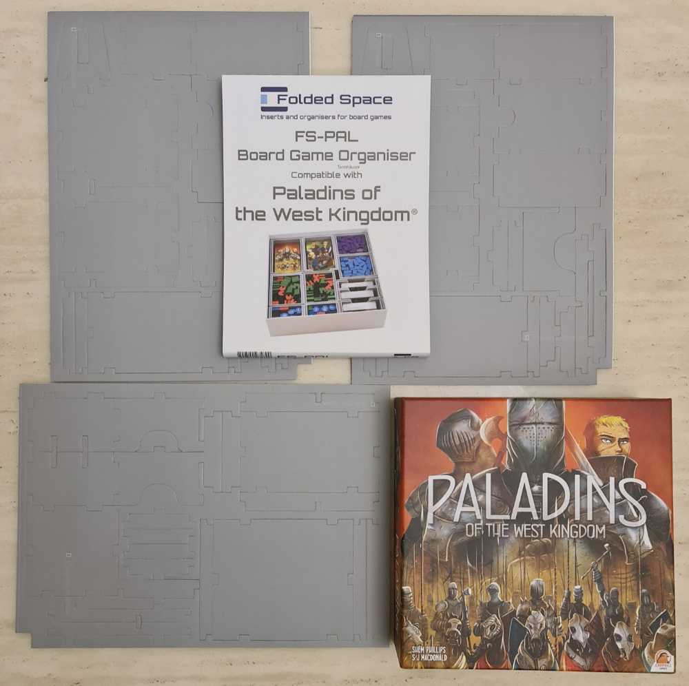 Paladins Of The West Kingdom: Folded Space Insert  (1-4) board game collectible - Main Image 2