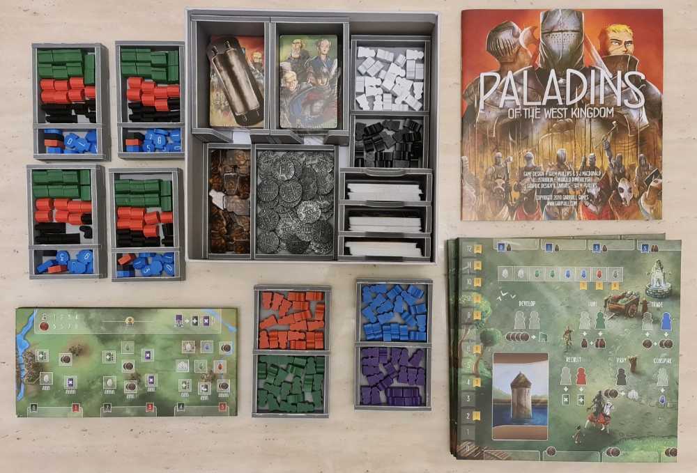 Paladins Of The West Kingdom: Folded Space Insert  (1-4) board game collectible - Main Image 4