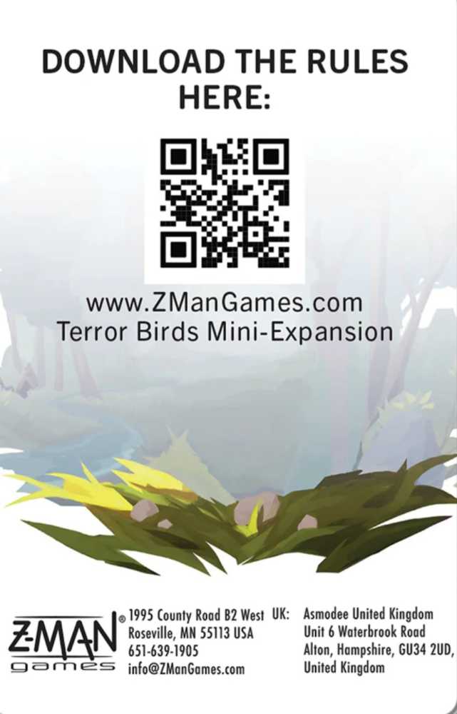 Paleo: Terror Birds - Mini Expansion  (2-4) board game collectible - Main Image 2