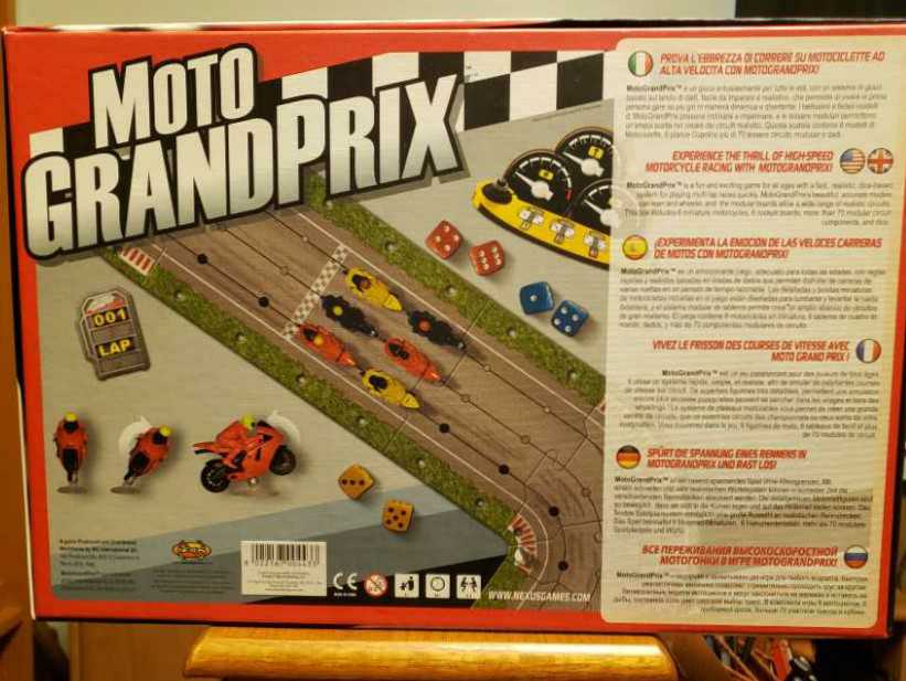 Fantasy Flight Games Moto Grand Prix  board game collectible [Barcode 8022167004433] - Main Image 2